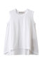 crew neck flare tank top トップ ミディウミ/MidiUmi off white
