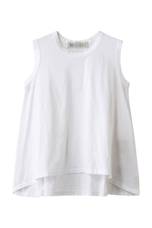 ミディウミ/MidiUmiのcrew neck flare tank top トップ(110100/110101)