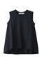 crew neck flare tank top トップ ミディウミ/MidiUmi navy