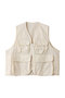 work pocket vest ベスト ミディウミ/MidiUmi kinari