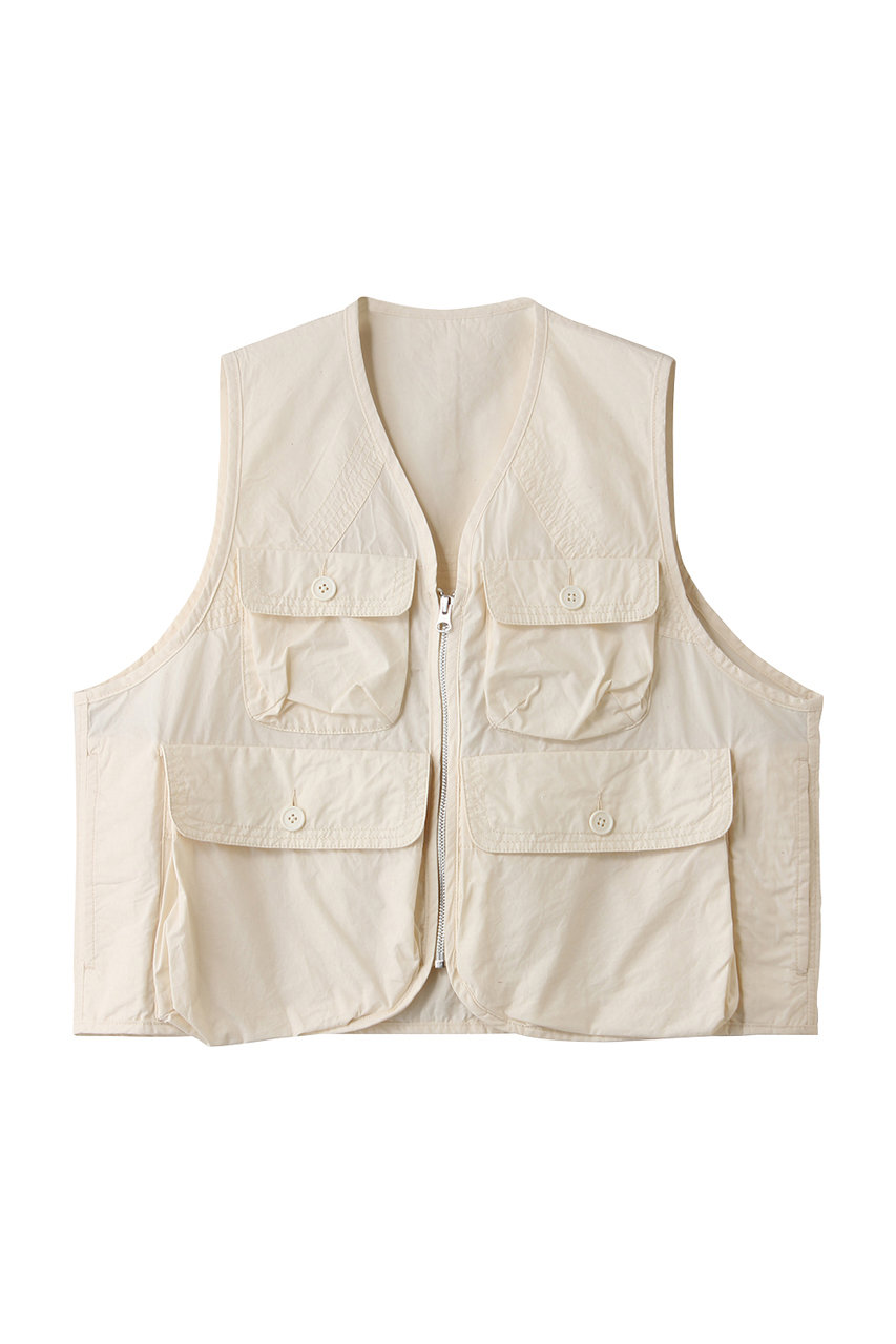 ミディウミ/MidiUmiのwork pocket vest ベスト(kinari/2-730199)
