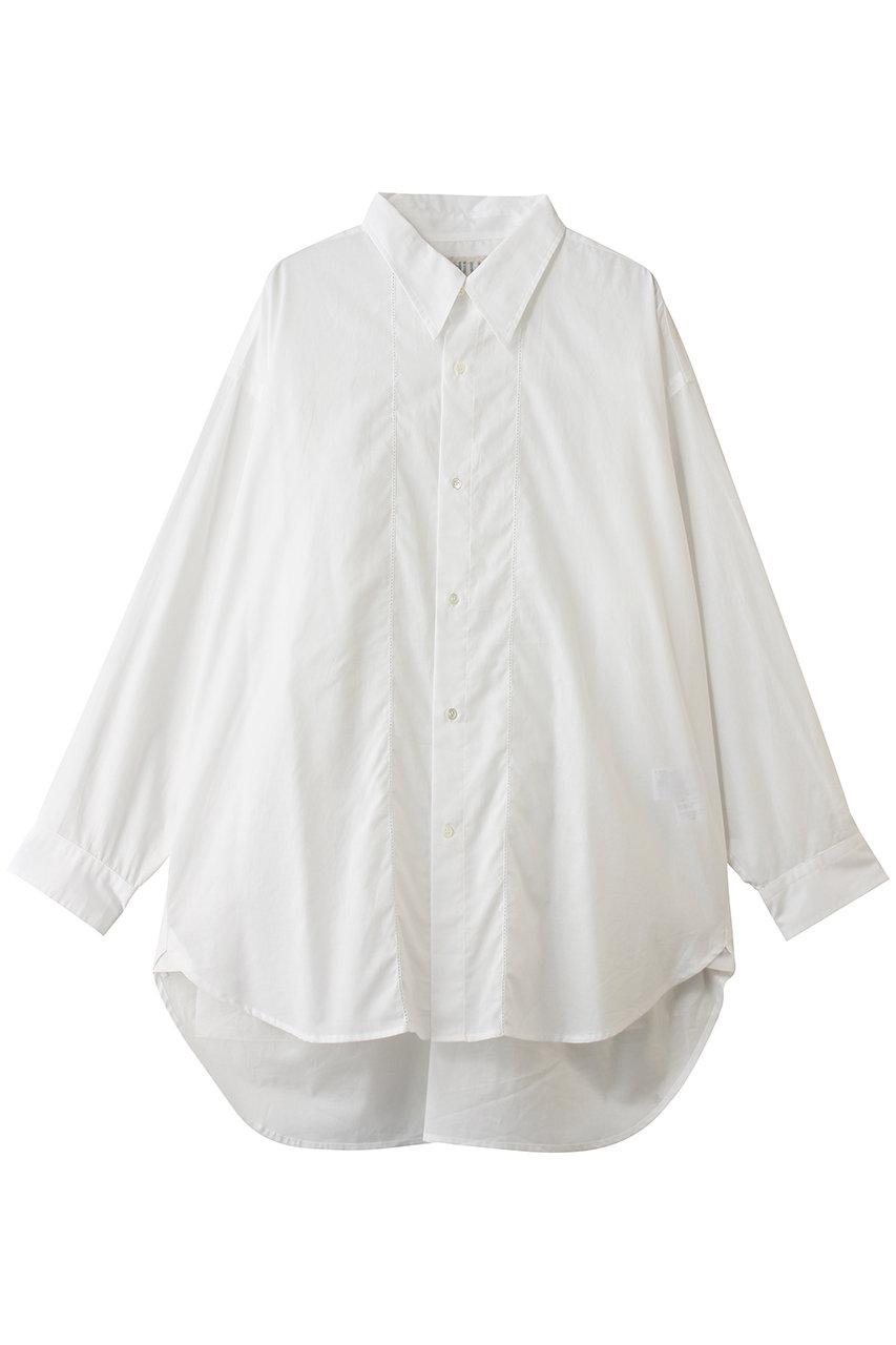 ミディウミ/MidiUmiのpicotlace wide shirt シャツ(off white/2-730224)