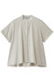 half slv dots A line shirt シャツ ミディウミ/MidiUmi kinari