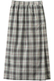 check lap like skirt スカート