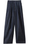 denim tuck wide easy PT パンツ ミディウミ/MidiUmi navy