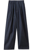 denim tuck wide easy PT パンツ