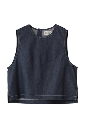 ミディウミ/MidiUmiのcompact denim vest ベスト(110800/110806)