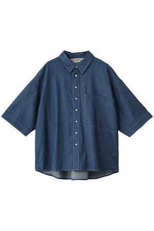ミディウミ/MidiUmiのbig pocket denim shirt シャツ(110400/110402)