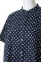 half slv dots A line shirt シャツ ミディウミ/MidiUmi
