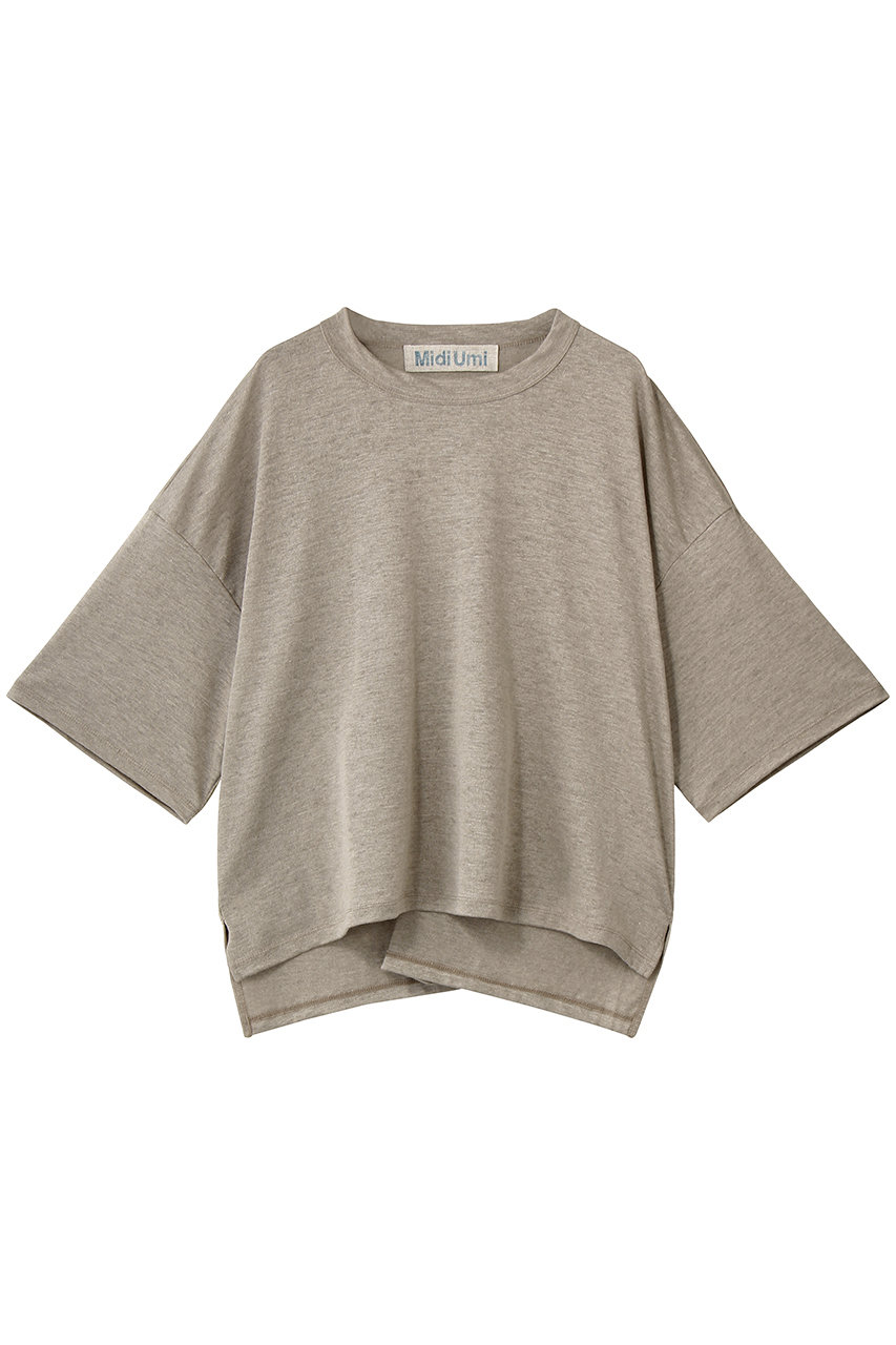 ミディウミ/MidiUmiのlinen wide PO プルオーバー(beige/2-710223)