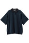 wide polo P/O プルオーバー ミディウミ/MidiUmi navy