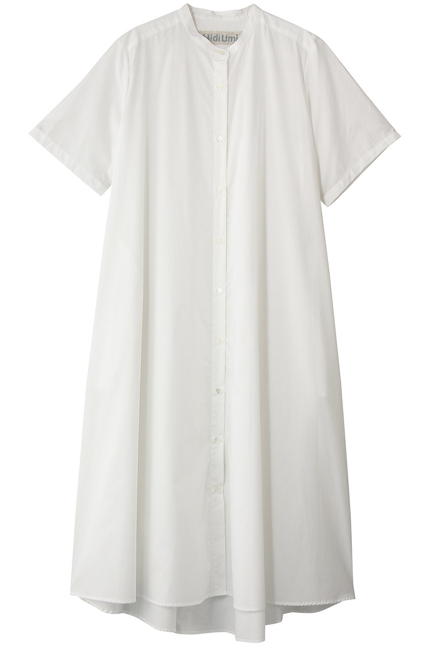 ミディウミ/MidiUmiのhalf slv A line shirt OP ワンピース(off white/2-75990562)