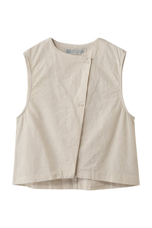 ミディウミ/MidiUmiのC/L light vest ベスト(110300/110301)