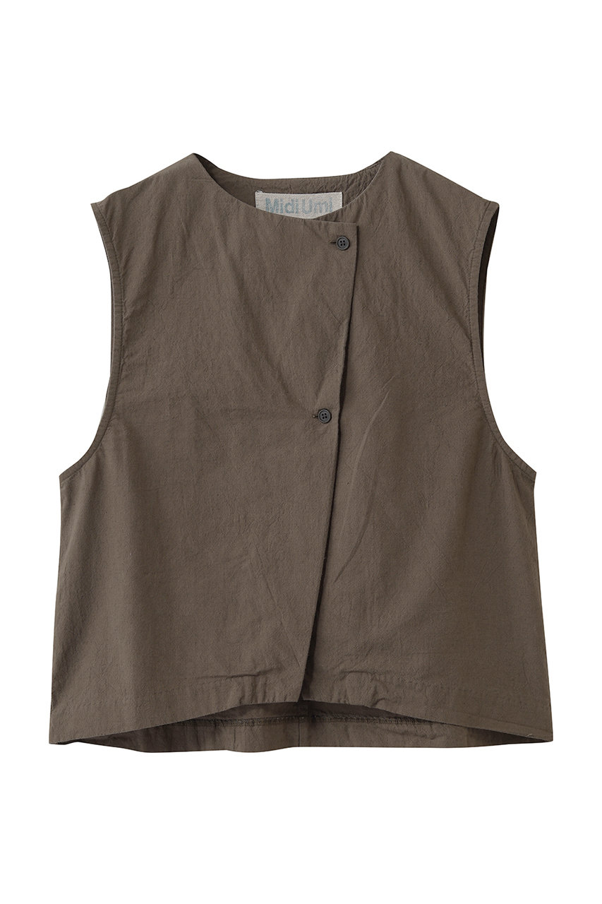 ミディウミ/MidiUmiのC/L light vest ベスト(khakiA/2-730193)