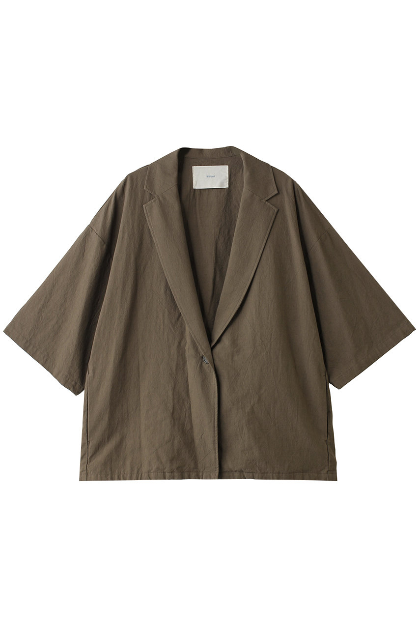 MidiUmi C/L light jacket ジャケット (khakiA, F) ミディウミ ELLE SHOP