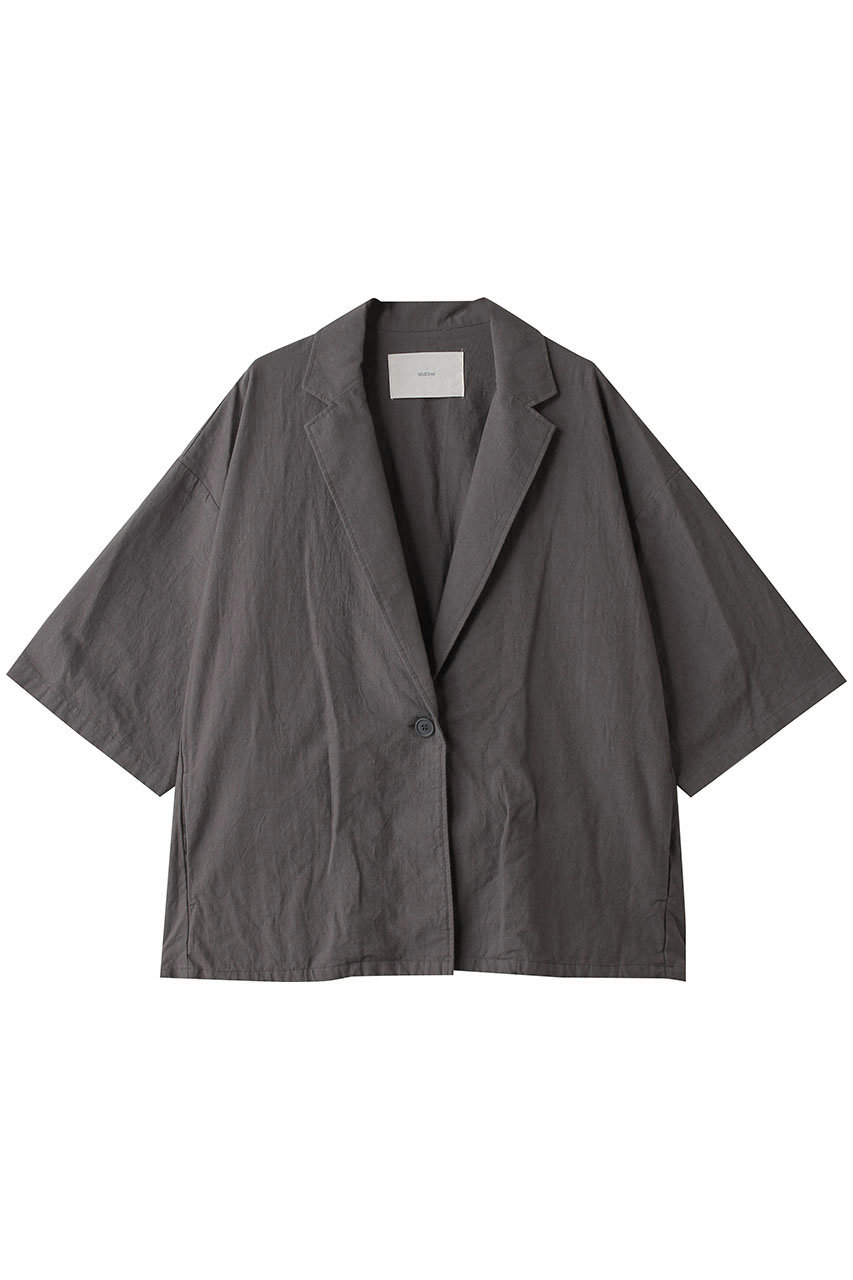 MidiUmi C/L light jacket ジャケット (c.gray, F) ミディウミ ELLE SHOP