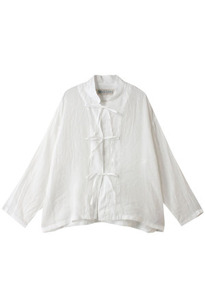 ミディウミ/MidiUmiのramie shirt JK シャツジャケット(110400/110403)