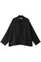 ramie shirt JK シャツジャケット ミディウミ/MidiUmi black