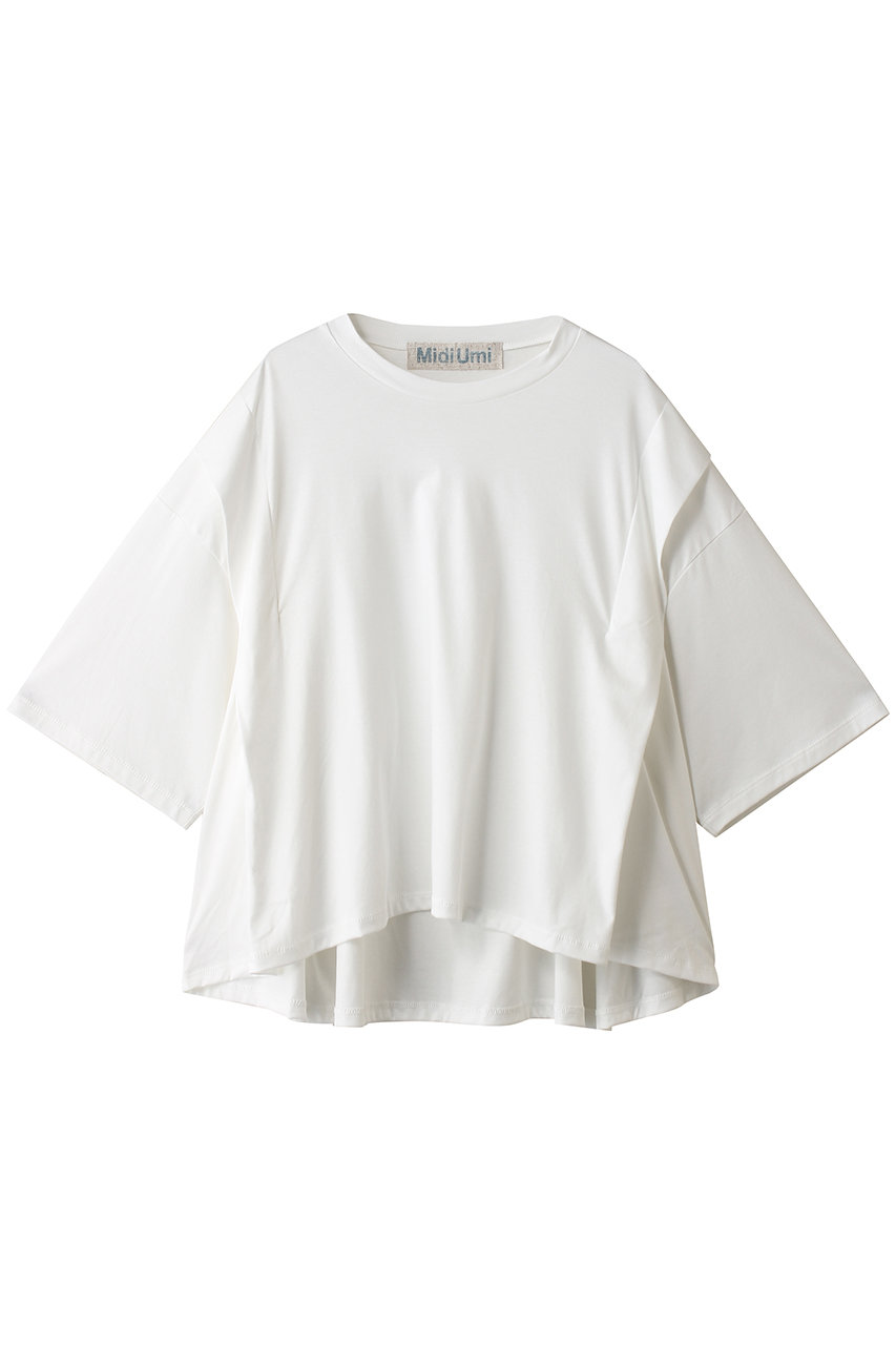 ミディウミ/MidiUmiのshoulder tuck PO プルオーバー(off white/2-710182)
