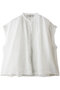 ramie gather N/S shirt シャツ ミディウミ/MidiUmi off white