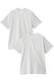 packed half slv T Tシャツ ミディウミ/MidiUmi off white