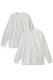 packed long slv T Tシャツ ミディウミ/MidiUmi off white
