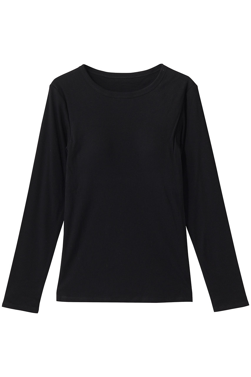 ミディウミ/MidiUmiのlong T with cup Tシャツ(black/1-711010)