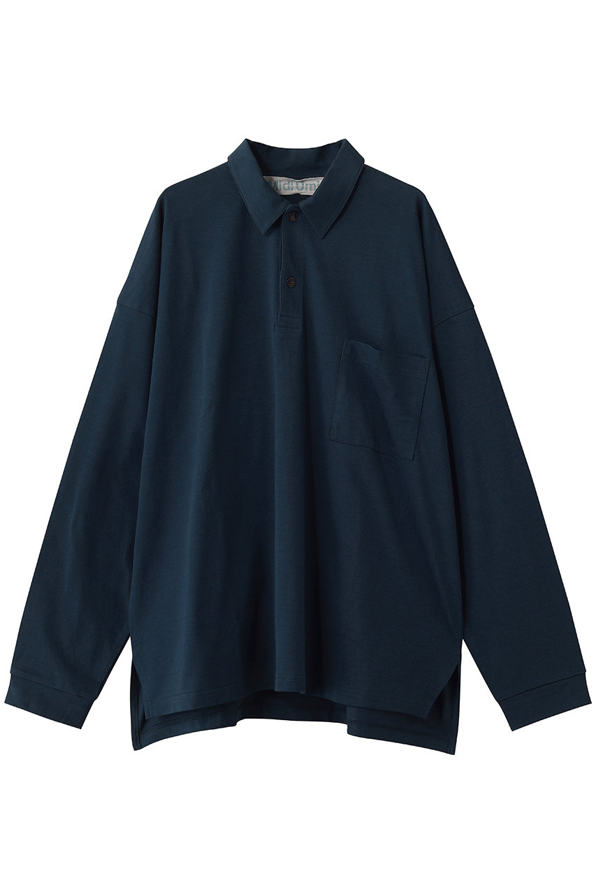 ミディウミ/MidiUmiのshirt collar P/O プルオーバー(navy/1-719101)