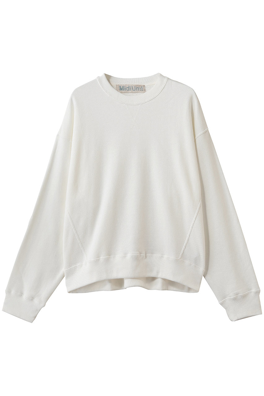 ミディウミ/MidiUmiのloopwheeler sweat スウェット(off white/1-719509)