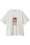 hamburger print Tshirt Tシャツ ミディウミ/MidiUmi off white