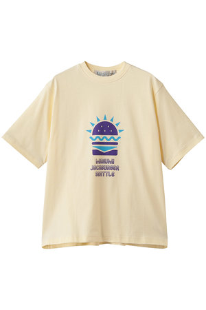 ミディウミ/MidiUmiのhamburger print Tshirt Tシャツ(110100/110102)