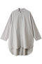 HOME long  shirt シャツ ミディウミ/MidiUmi l.gray