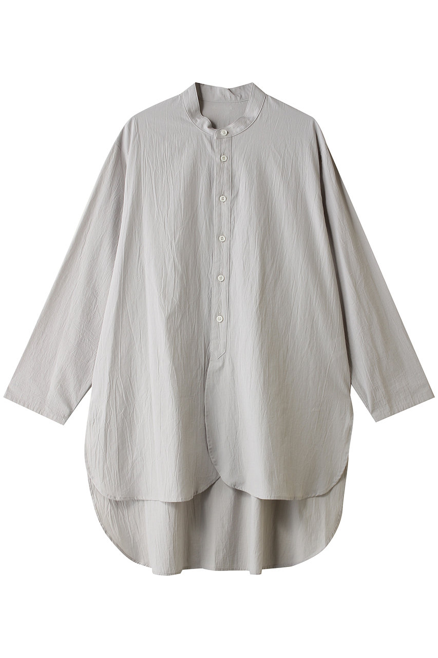 ミディウミ/MidiUmiのHOME long  shirt シャツ(l.gray/2-731030)