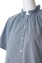 chambray frill shirt シャツ ミディウミ/MidiUmi