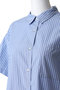 h/s patterned wide long shirt シャツ ミディウミ/MidiUmi