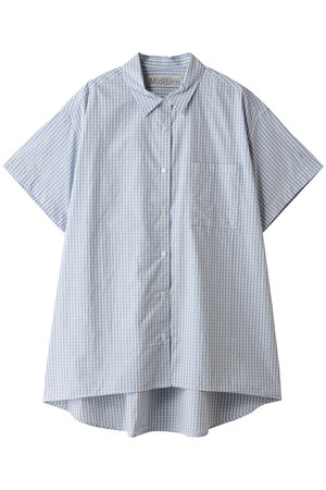 ミディウミ/MidiUmiのh/s patterned wide long shirt シャツ(110400/110403)