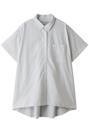 ミディウミ/MidiUmiのh/s patterned wide long shirt シャツ(110400/110403)