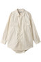SOIL work shirt シャツ ミディウミ/MidiUmi ivory