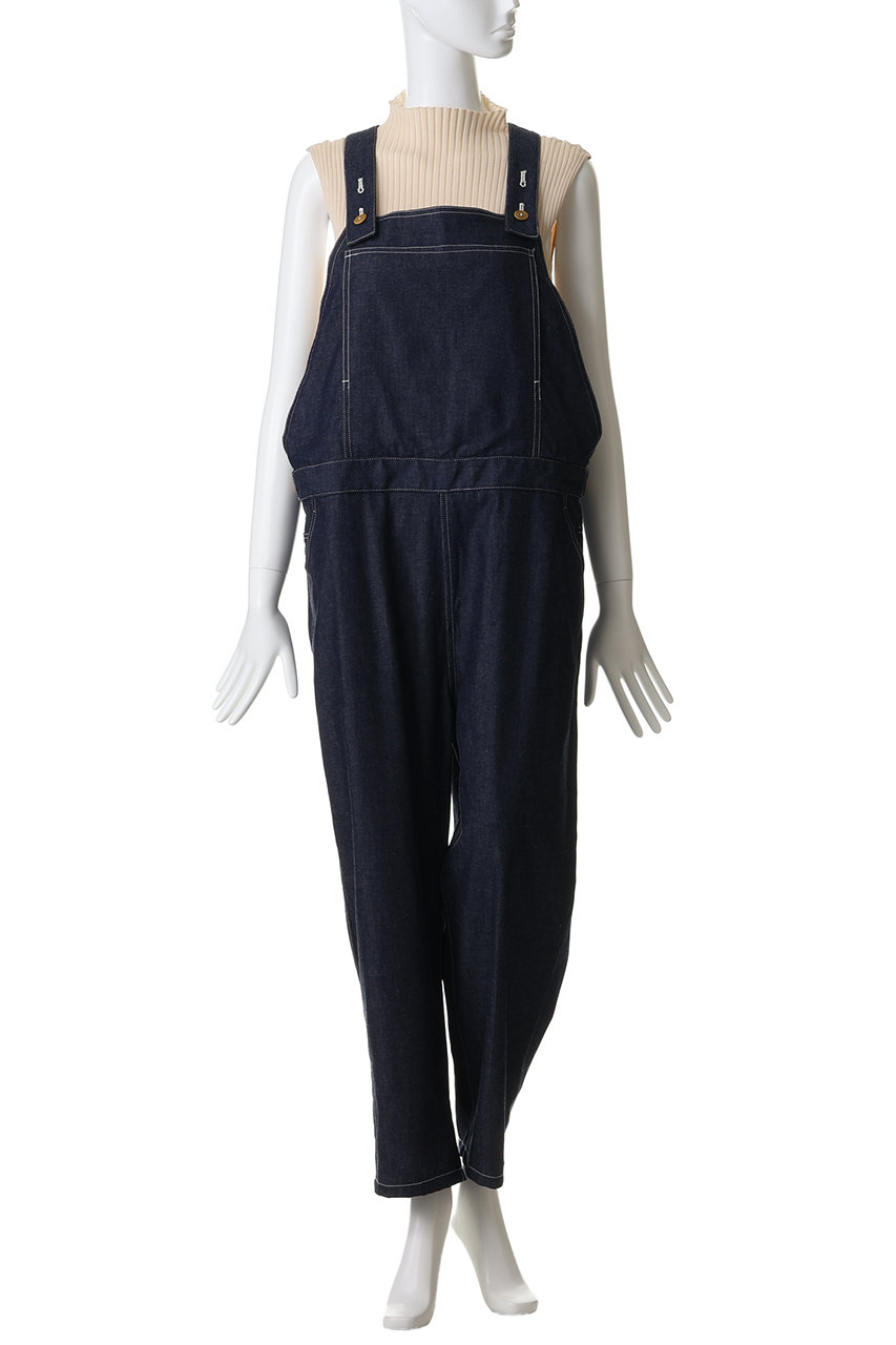 MidiUmi(ミディウミ)｜SOIL overall オーバーオール/navy の通販