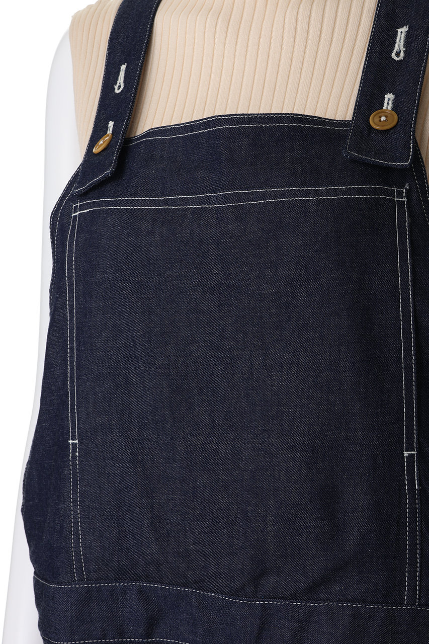 MidiUmi(ミディウミ)｜SOIL overall オーバーオール/navy の通販