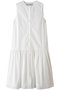 lace no sleeve OP ワンピース ミディウミ/MidiUmi off white