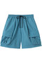 nylon side pocket half PT パンツ ミディウミ/MidiUmi l.blue