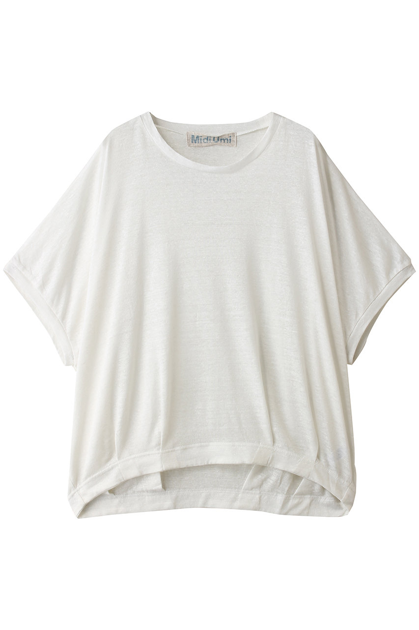 ミディウミ/MidiUmiのlinen cocoon P/O プルオーバー(off white/2-719884A)