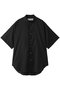 frill wide shirt シャツ ミディウミ/MidiUmi black