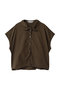 scarflike NS shirt シャツ ミディウミ/MidiUmi brown