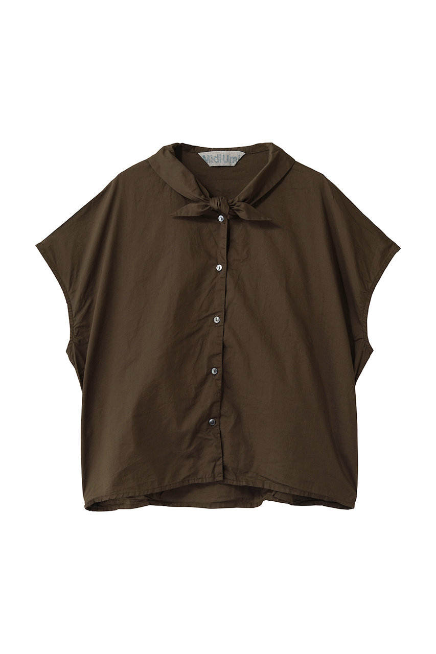ミディウミ/MidiUmiのscarflike NS shirt シャツ(brown/2-730238)