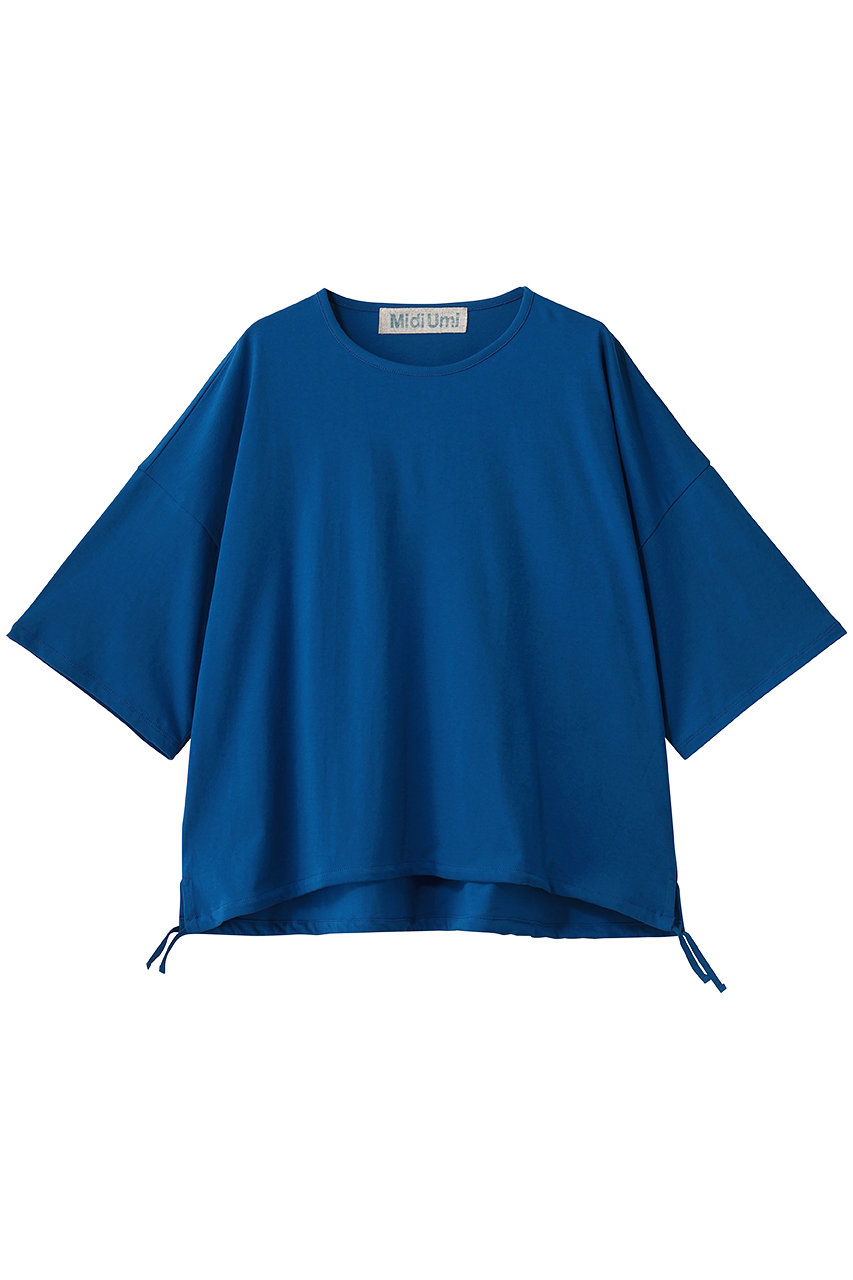 ミディウミ/MidiUmiのh/s drawstring PO プルオーバー(blue/2-710240)
