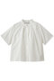 chambray frill shirt シャツ ミディウミ/MidiUmi off white