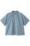 chambray frill shirt シャツ ミディウミ/MidiUmi blueA