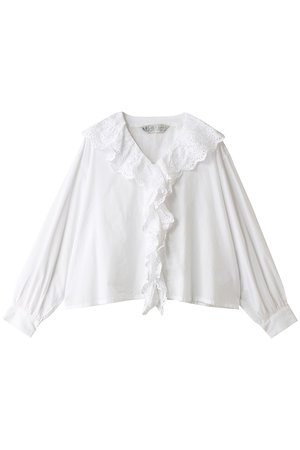 ミディウミ/MidiUmiのfront raffle shirt シャツ(110400/110403)